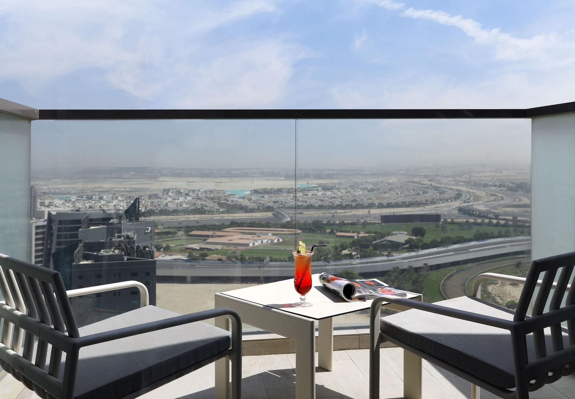 Millennium Atria Business Bay Aparthotel Dubai Bagian luar foto View from the rooftop