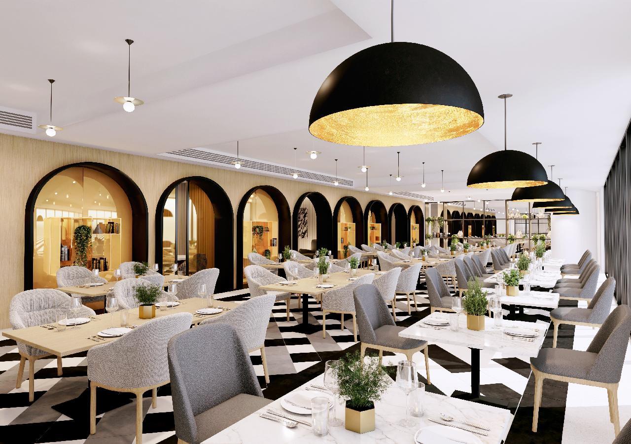 Millennium Atria Business Bay Aparthotel Dubai Bagian luar foto Restaurant interior