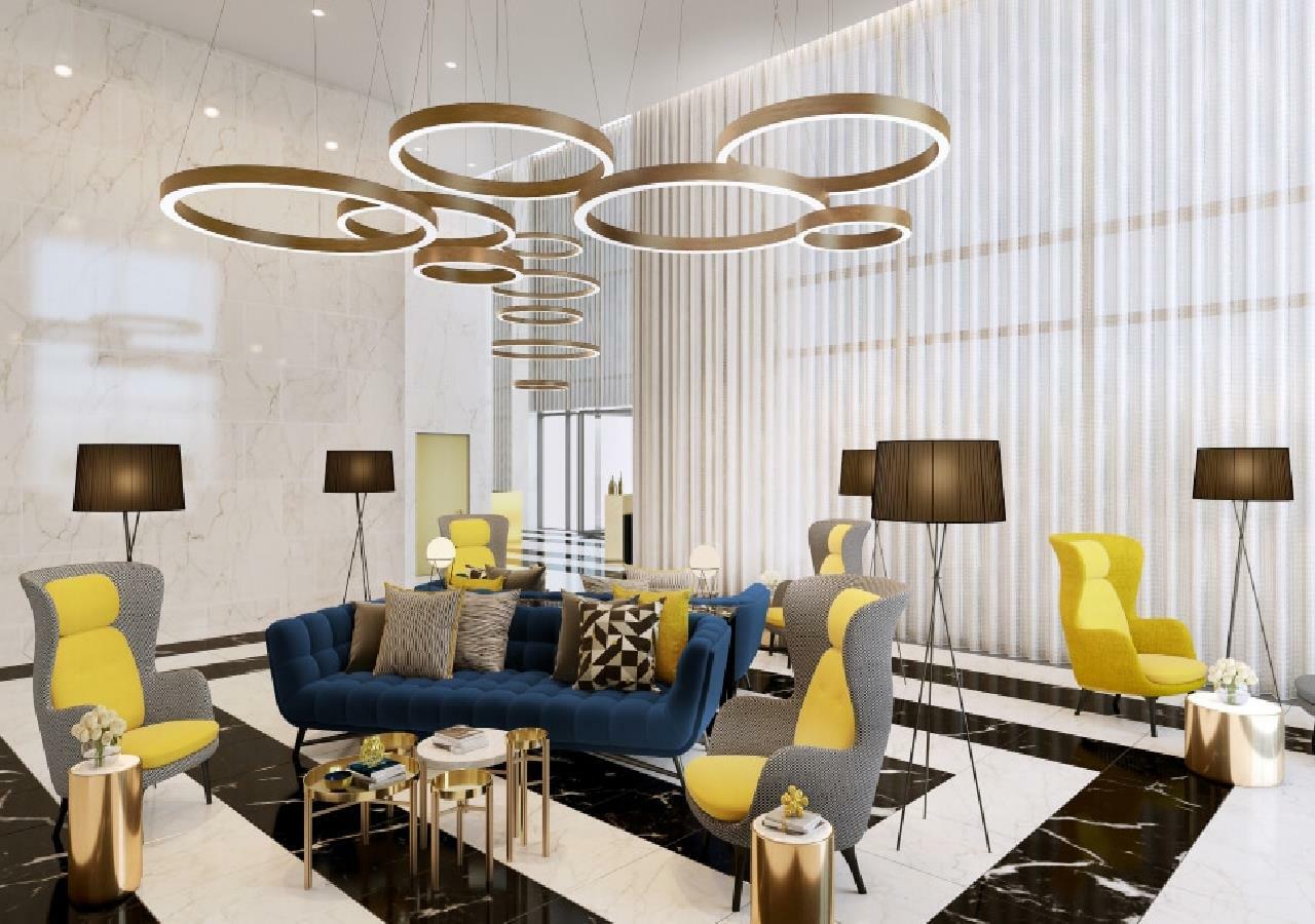 Millennium Atria Business Bay Aparthotel Dubai Bagian luar foto The interior of the hotel
