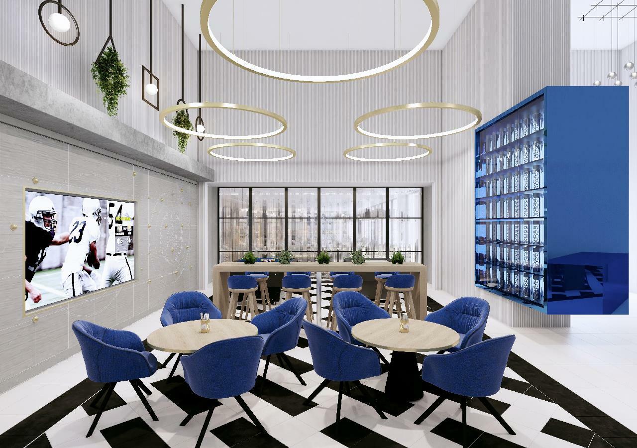 Millennium Atria Business Bay Aparthotel Dubai Bagian luar foto The interior of the new lounge